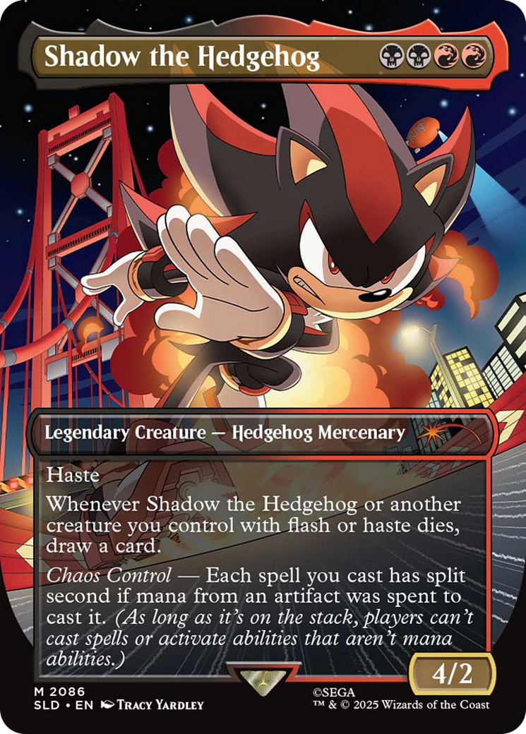 Shadow the Hedgehog (Rainbow Foil) [Secret Lair Drop Series] | Lots Moore NSW