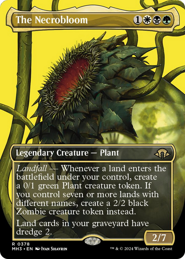 The Necrobloom (Borderless) [Modern Horizons 3] | Lots Moore NSW