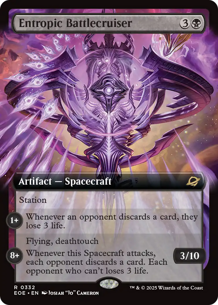 Entropic Battlecruiser (Extended Art) [Edge of Eternities] | Lots Moore NSW