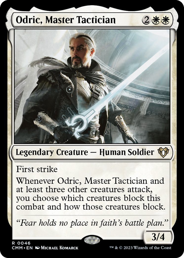 Odric, Master Tactician [Commander Masters] | Lots Moore NSW