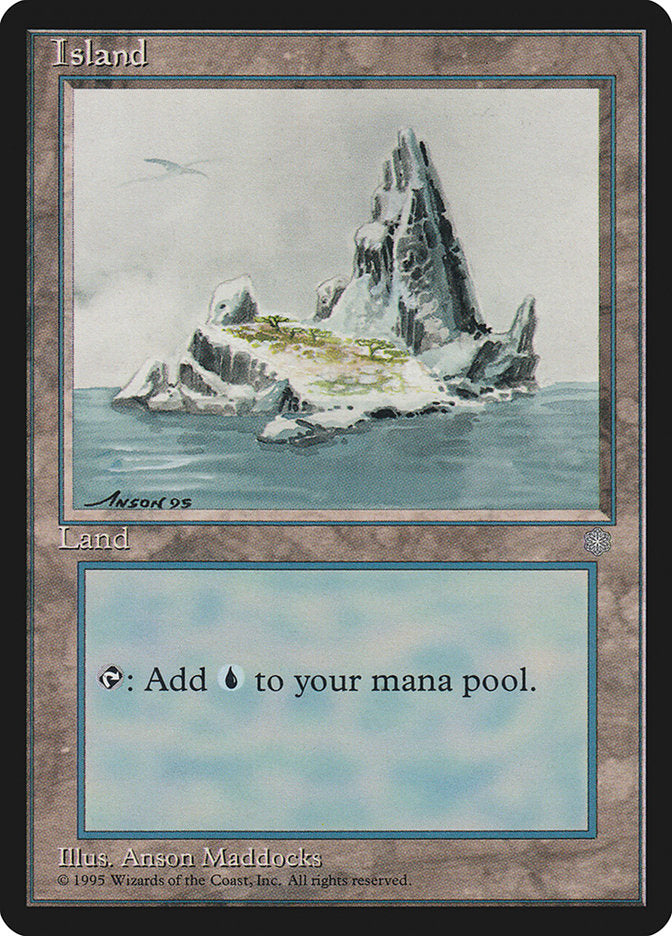 Island (Bird in Top Left / Signature on Left) [Ice Age] | Lots Moore NSW