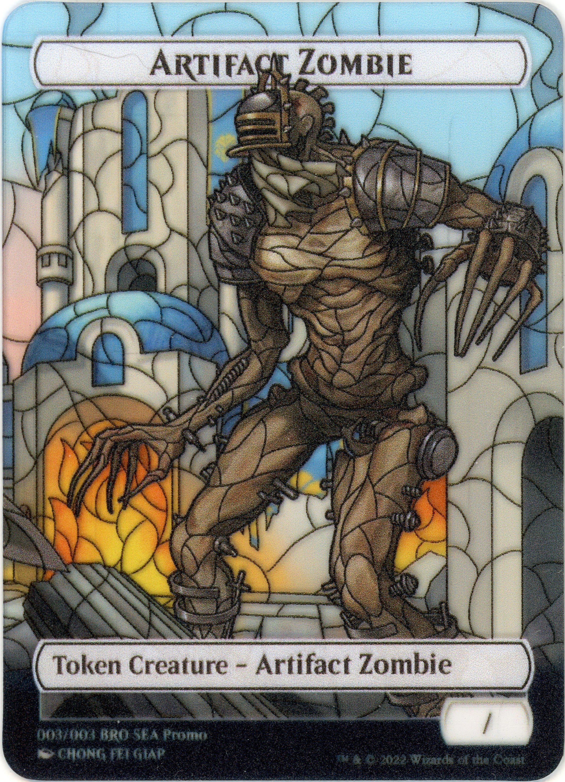 Artifact Zombie Token (SEA Exclusive) [The Brothers' War Tokens] | Lots Moore NSW