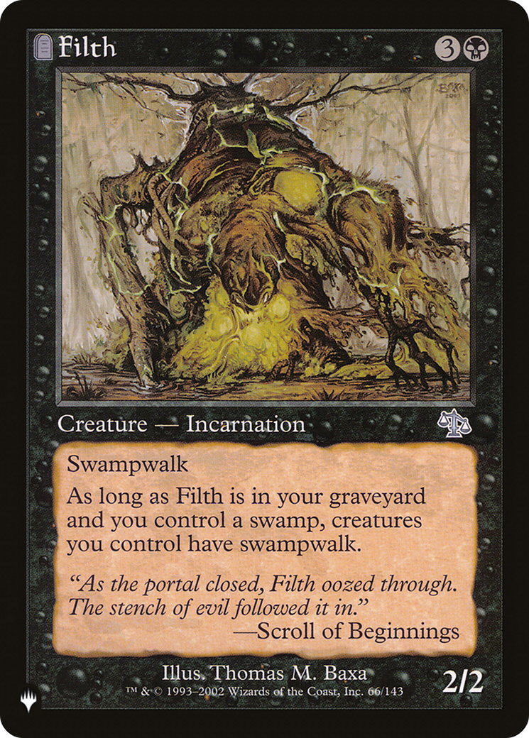Filth [The List] | Lots Moore NSW