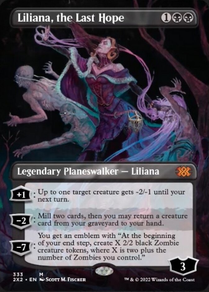 Liliana, the Last Hope (Borderless) [Double Masters 2022] | Lots Moore NSW