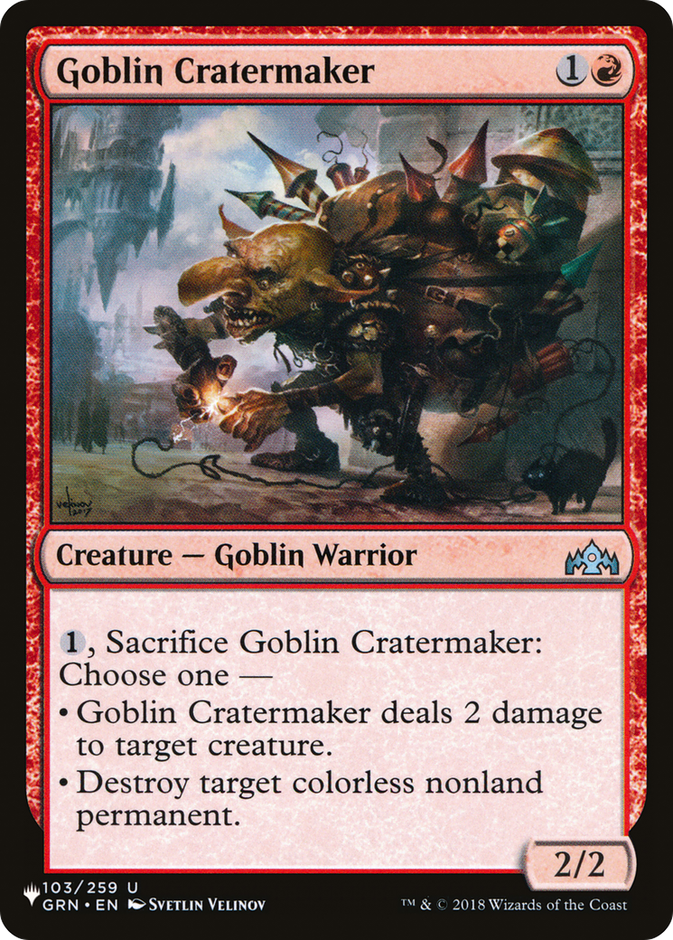 Goblin Cratermaker [The List] | Lots Moore NSW
