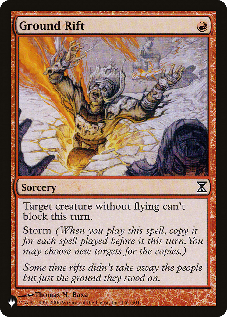 Ground Rift [The List] | Lots Moore NSW