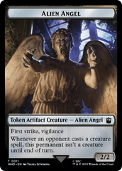 Alien Angel // Mark of the Rani Double-Sided Token [Doctor Who Tokens] | Lots Moore NSW