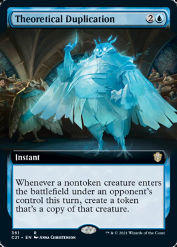 Theoretical Duplication (Extended Art) [Commander 2021] | Lots Moore NSW