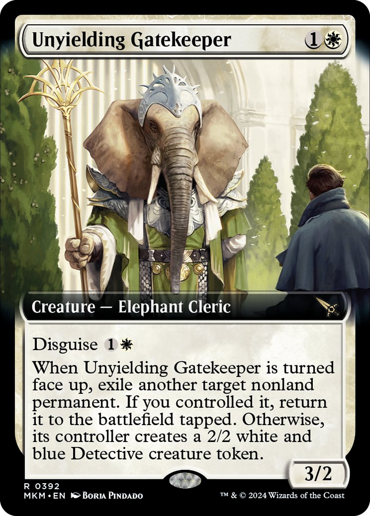 Unyielding Gatekeeper (Extended Art) [Murders at Karlov Manor] | Lots Moore NSW