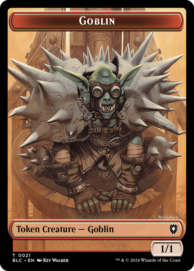 Illusion // Goblin Double-Sided Token [Bloomburrow Commander Tokens] | Lots Moore NSW