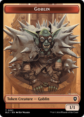 Illusion // Goblin Double-Sided Token [Bloomburrow Commander Tokens] | Lots Moore NSW