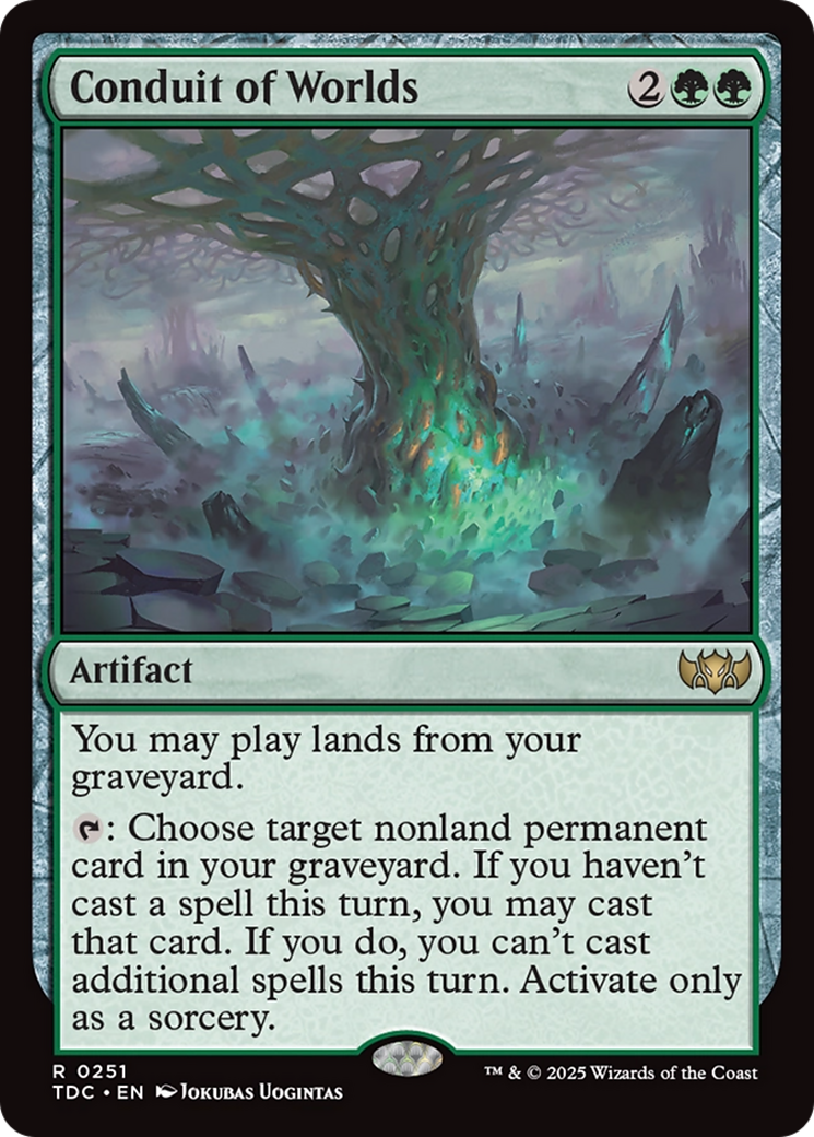 Conduit of Worlds [Tarkir: Dragonstorm Commander] | Lots Moore NSW