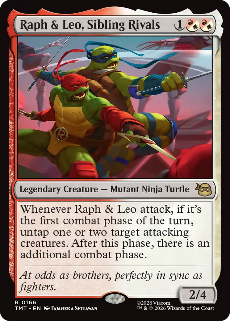Raph & Leo, Sibling Rivals [Teenage Mutant Ninja Turtles] Magic: The Gathering | Lots Moore NSW