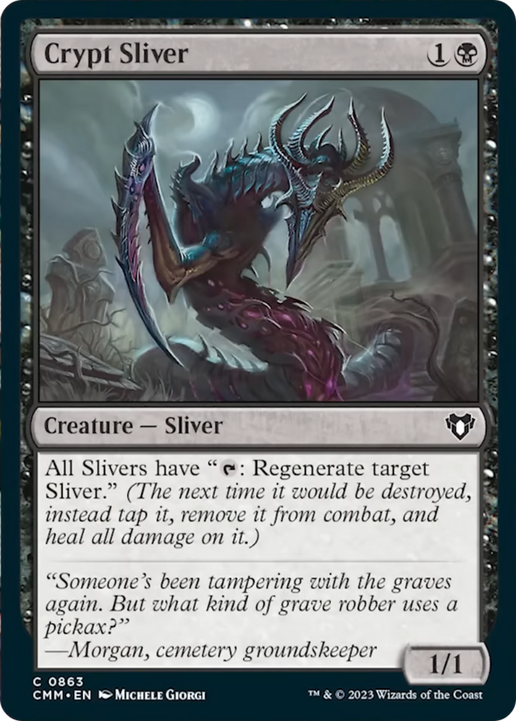 Crypt Sliver [Commander Masters] | Lots Moore NSW