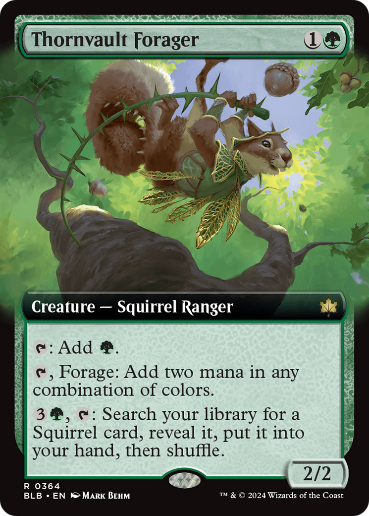 Thornvault Forager (Extended Art) [Bloomburrow] | Lots Moore NSW