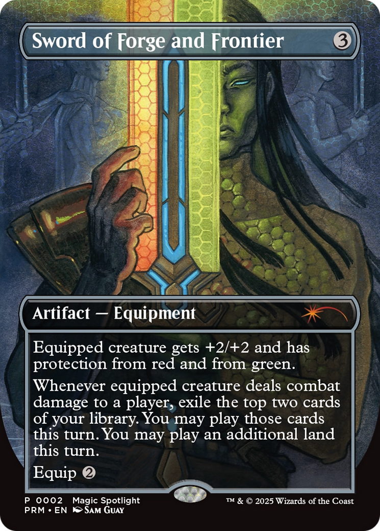Sword of Forge and Frontier (Borderless) [Wizards Play Network 2025] | Lots Moore NSW