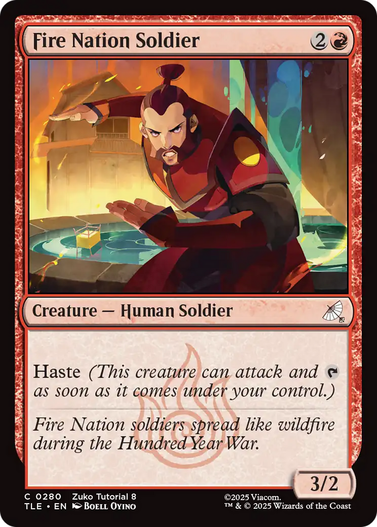 Fire Nation Soldier (0280) [Avatar: The Last Airbender: Eternal-Legal] | Lots Moore NSW