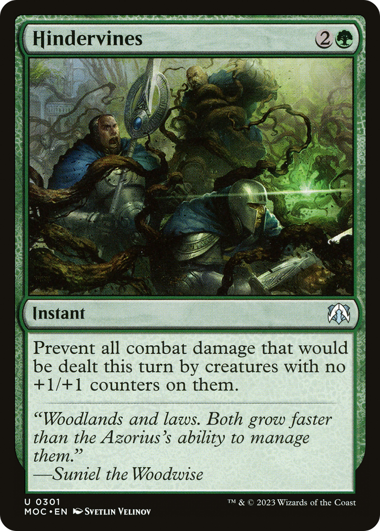 Hindervines [March of the Machine Commander] | Lots Moore NSW