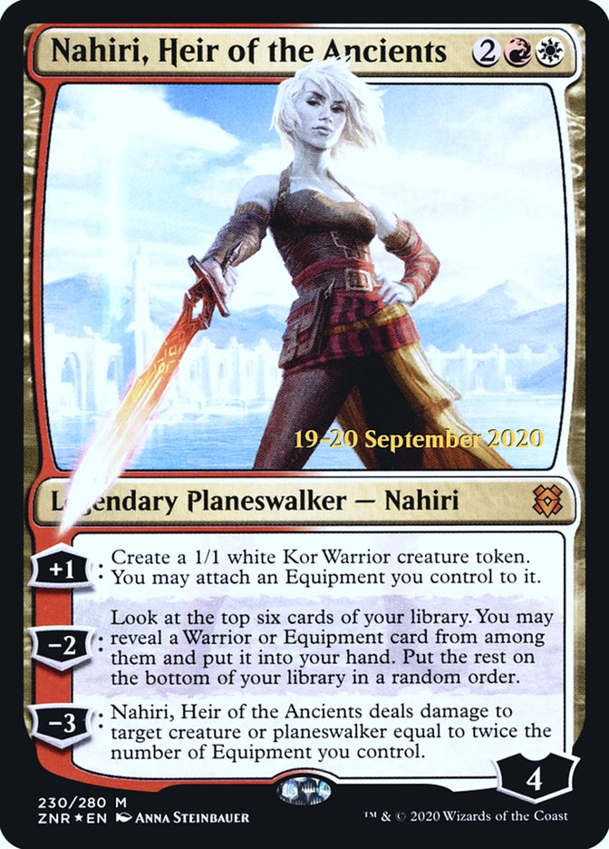 Nahiri, Heir of the Ancients [Zendikar Rising Prerelease Promos] | Lots Moore NSW