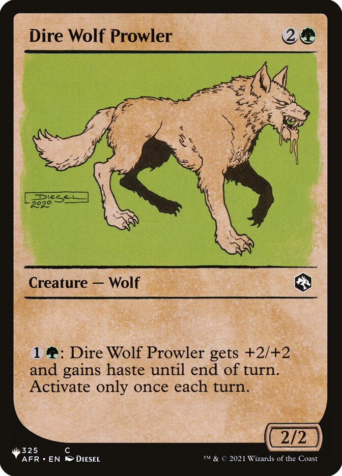 Dire Wolf Prowler (Showcase) [The List] | Lots Moore NSW