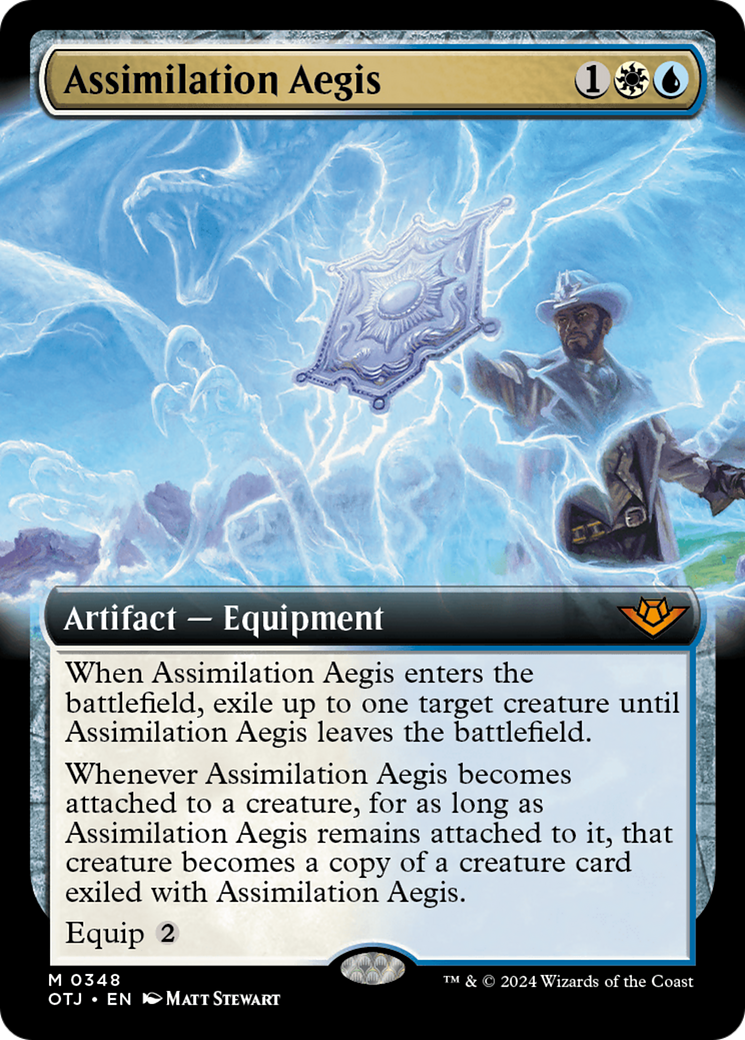 Assimilation Aegis (Extended Art) [Outlaws of Thunder Junction] | Lots Moore NSW