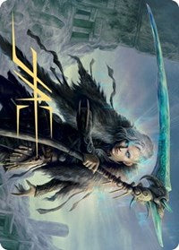 Egon, God of Death Art Card (Gold-Stamped Signature) [Kaldheim Art Series] | Lots Moore NSW