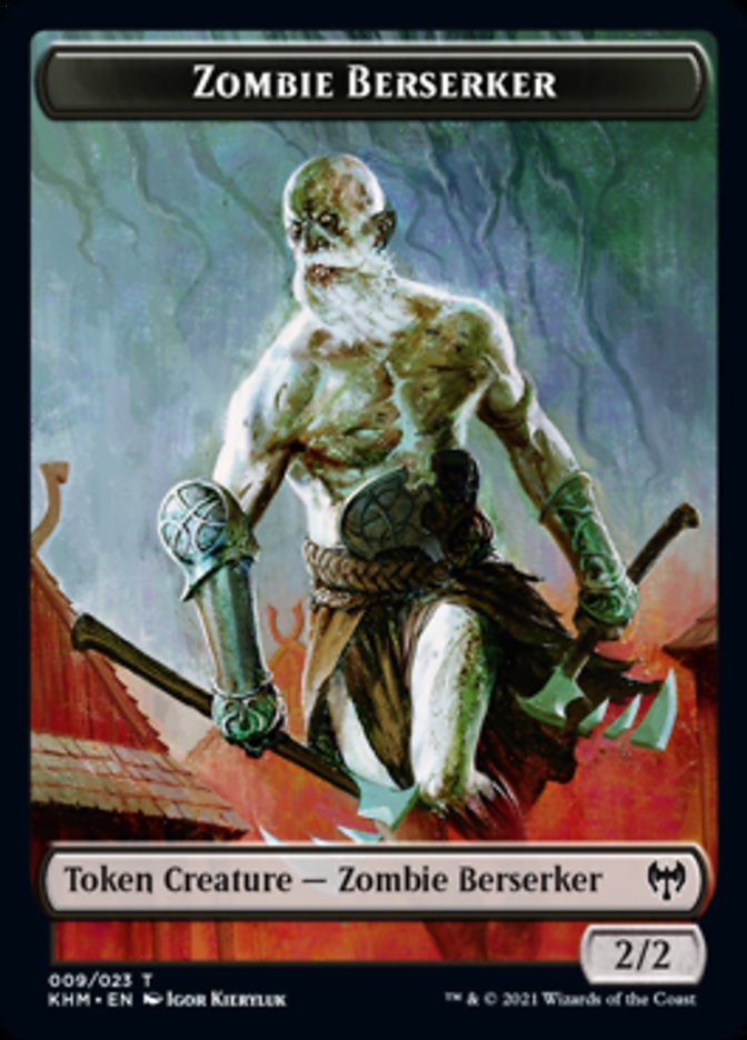 Zombie Berserker Token [Kaldheim Tokens] | Lots Moore NSW