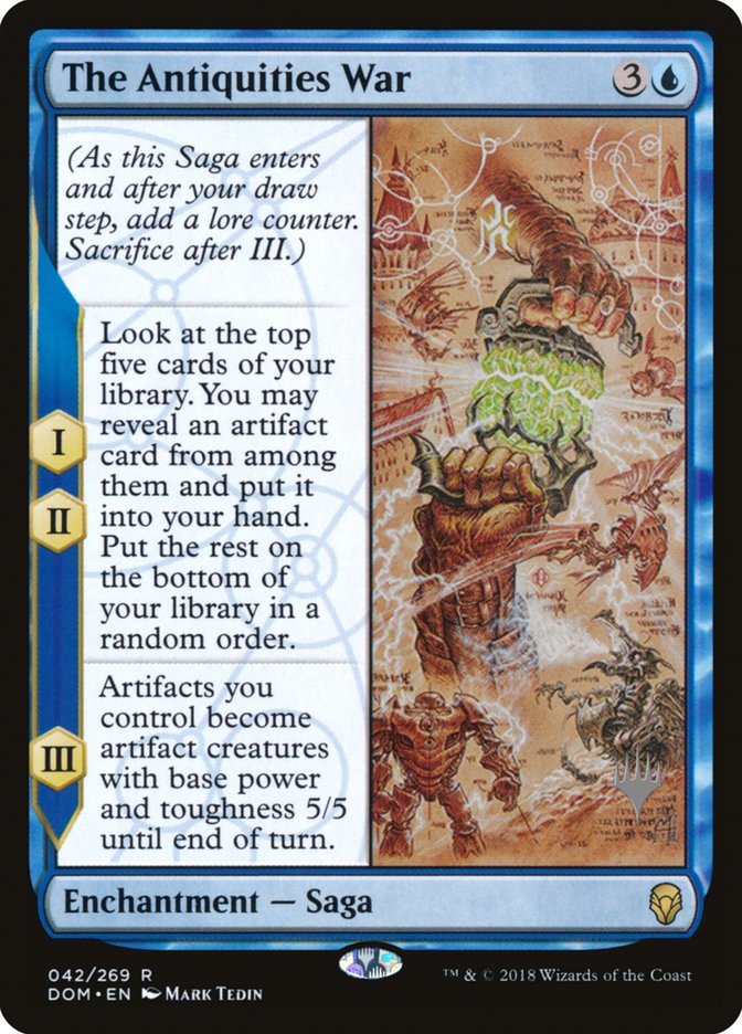 The Antiquities War (Promo Pack) [Dominaria Promos] | Lots Moore NSW