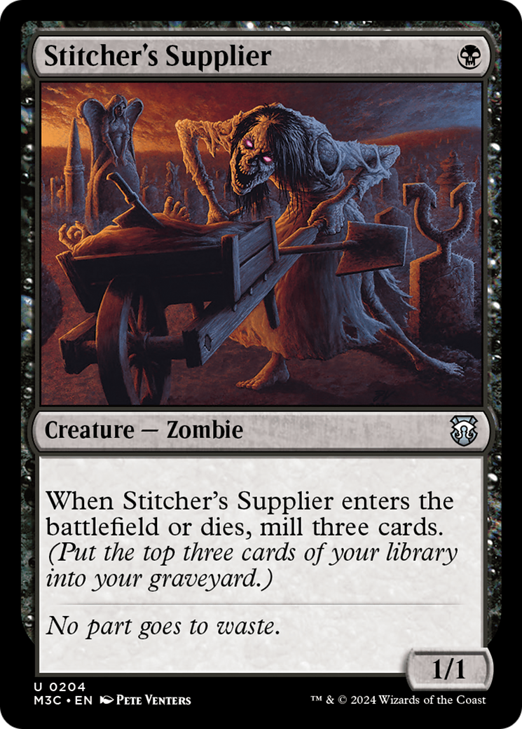 Stitcher's Supplier (Ripple Foil) [Modern Horizons 3 Commander] | Lots Moore NSW