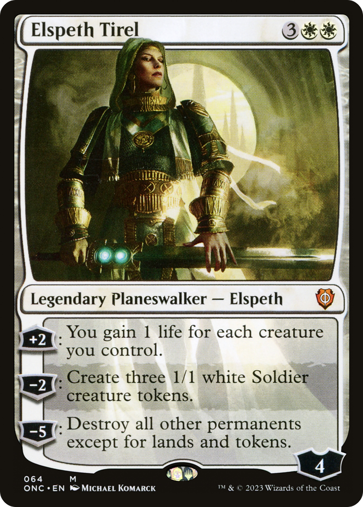 Elspeth Tirel [Phyrexia: All Will Be One Commander] | Lots Moore NSW