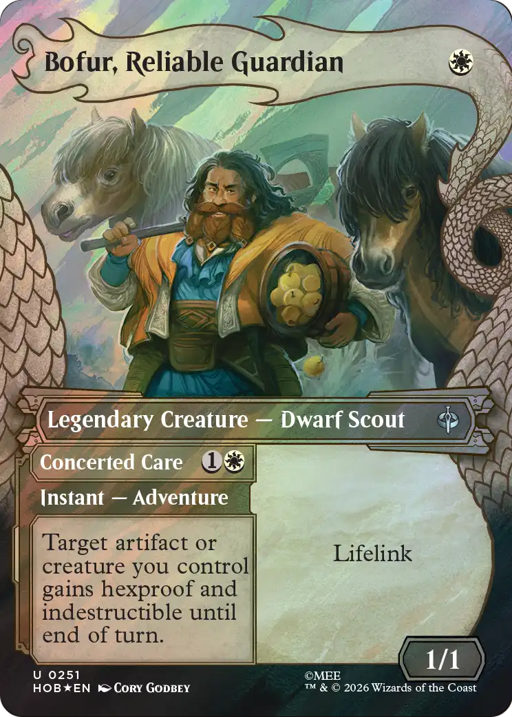 Bofur, Reliable Guardian (Showcase) (Surge Foil) [The Hobbit] | Lots Moore NSW