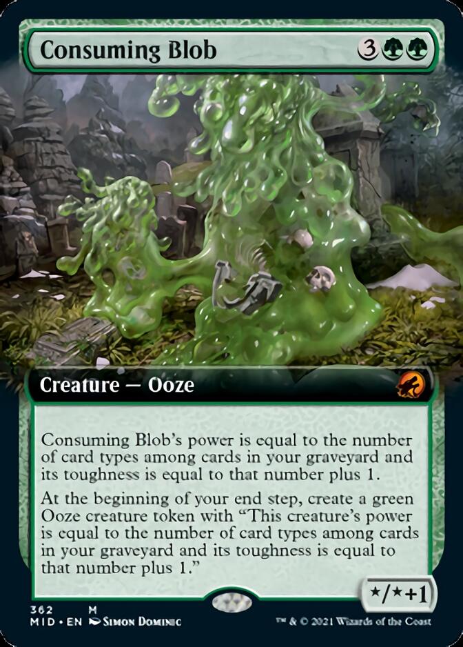 Consuming Blob (Extended Art) [Innistrad: Midnight Hunt] | Lots Moore NSW