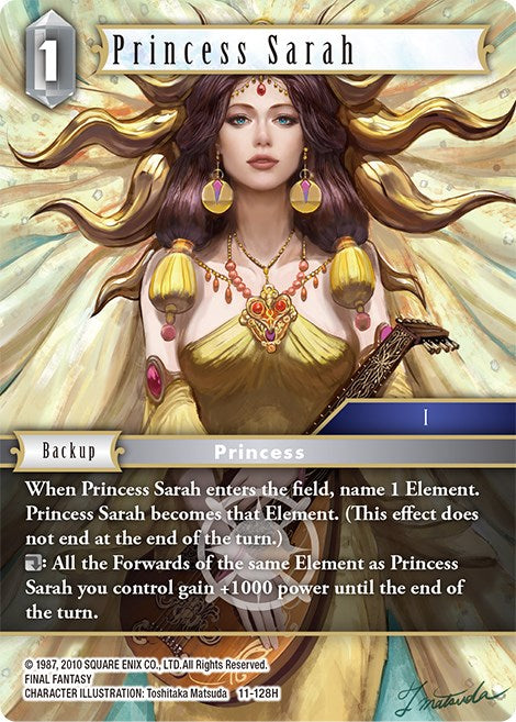Princess Sarah [Opus XI] | Lots Moore NSW