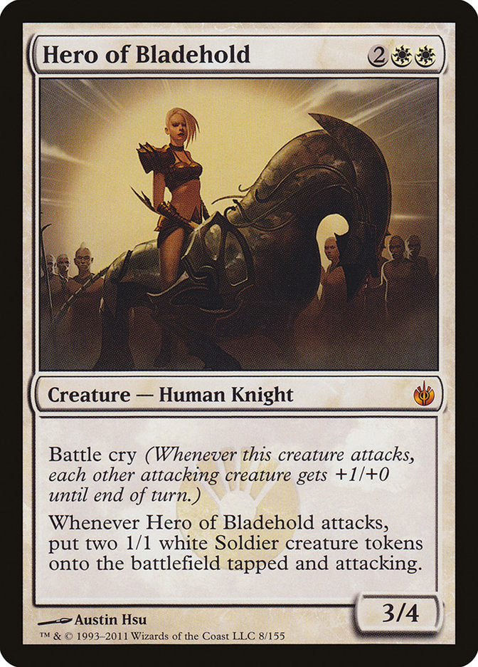 Hero of Bladehold (Oversized) [Oversize Cards] | Lots Moore NSW