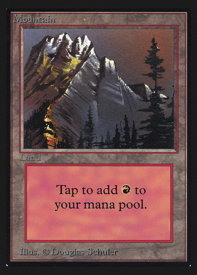 Mountain (Snow Top / Highest Point on Left) [International Collectors' Edition] | Lots Moore NSW