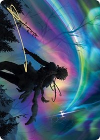 The Prismatic Bridge Art Card (Gold-Stamped Signature) [Kaldheim Art Series] | Lots Moore NSW