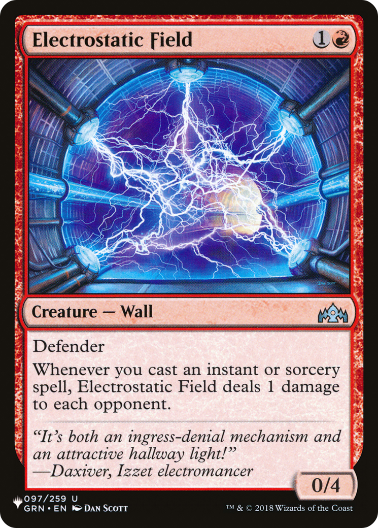 Electrostatic Field [The List] | Lots Moore NSW