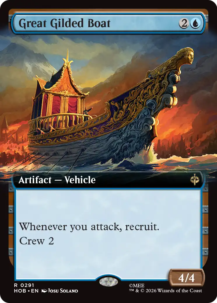 Great Gilded Boat (Extended Art) [The Hobbit] | Lots Moore NSW