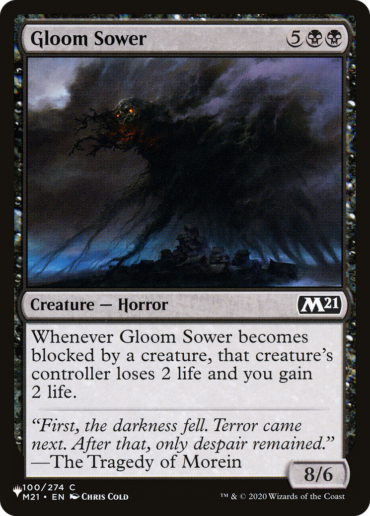 Gloom Sower [The List Reprints] | Lots Moore NSW