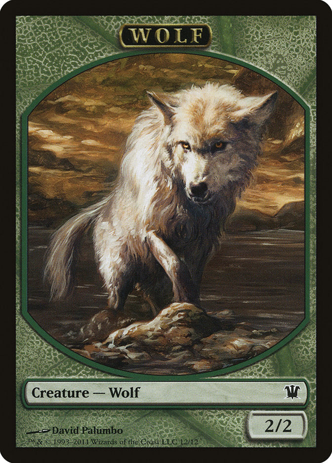 Wolf Token (12/12) [Innistrad Tokens] | Lots Moore NSW