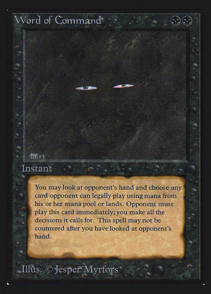 Word of Command [Collectors' Edition] | Lots Moore NSW