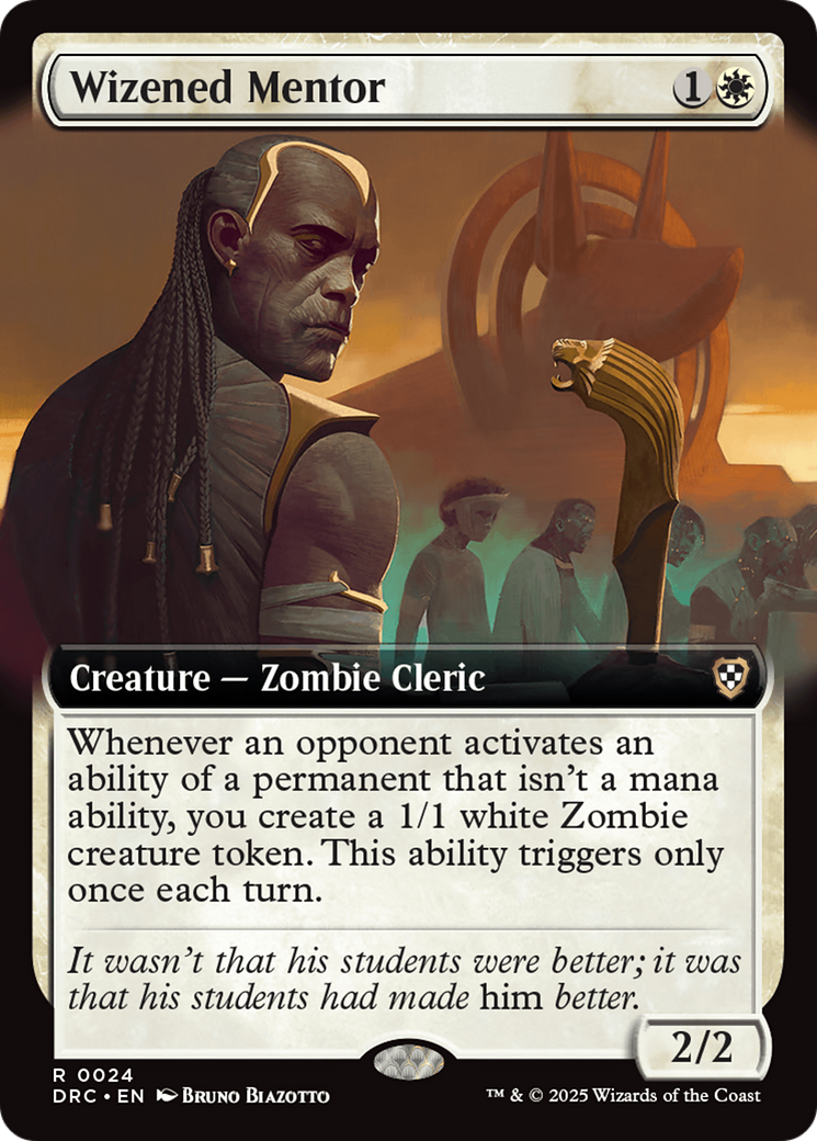 Wizened Mentor (Extended Art) [Aetherdrift Commander] | Lots Moore NSW