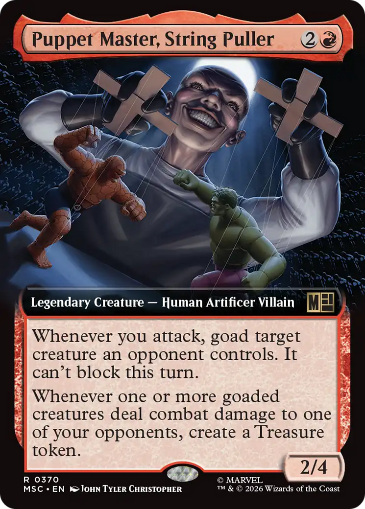 Puppet Master, String Puller (Extended Art) [Marvel Super Heroes Commander] | Lots Moore NSW