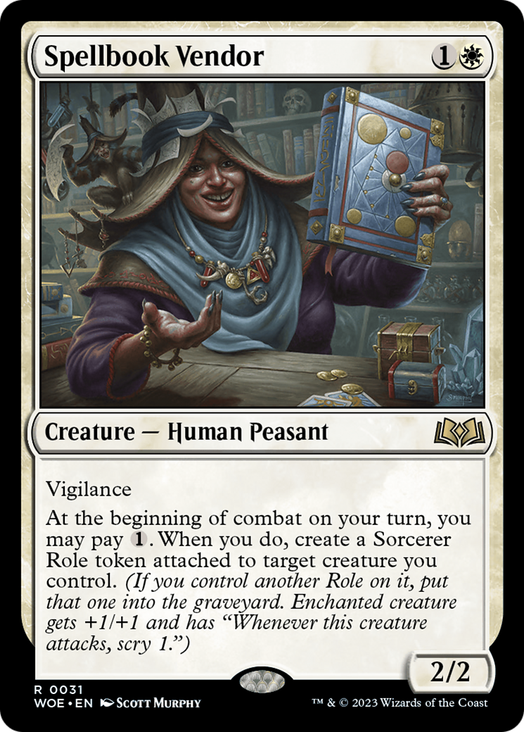 Spellbook Vendor [Wilds of Eldraine] | Lots Moore NSW