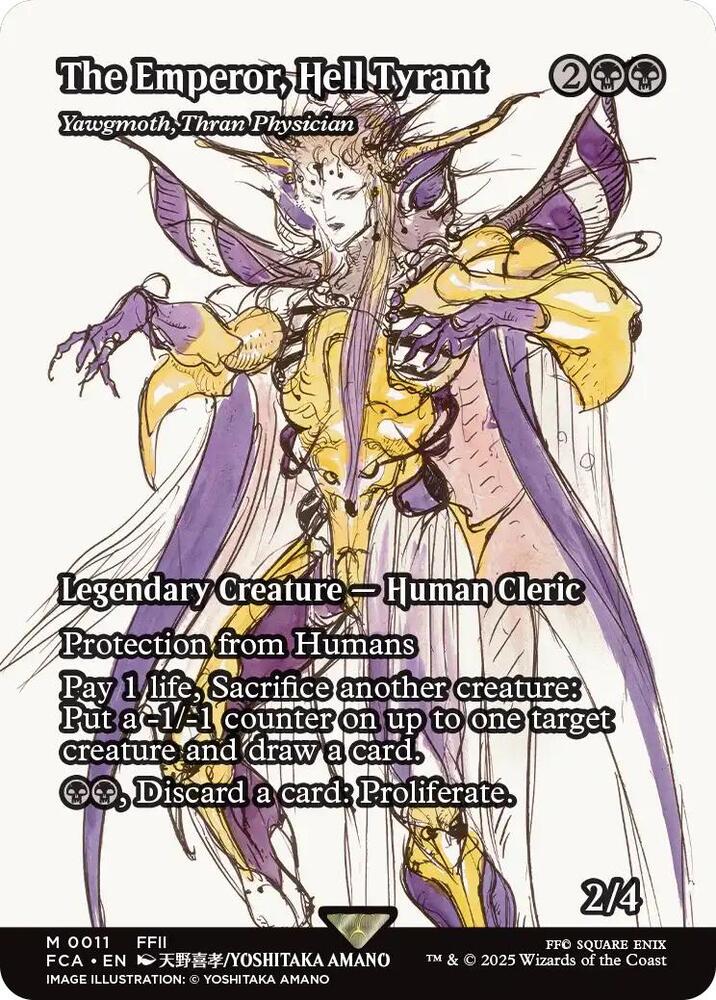 The Emperor, Hell Tyrant - Yawgmoth, Thran Physician (Showcase) [FINAL FANTASY : Through the Ages] Magic: The Gathering | Lots Moore NSW