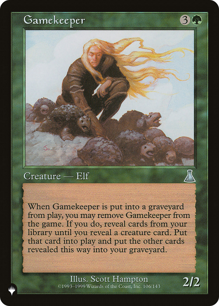 Gamekeeper [The List Reprints] | Lots Moore NSW