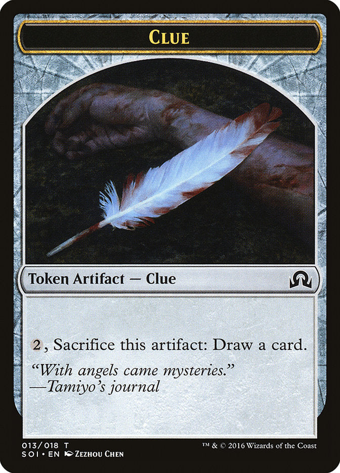 Clue Token (013/018) [Shadows over Innistrad Tokens] | Lots Moore NSW