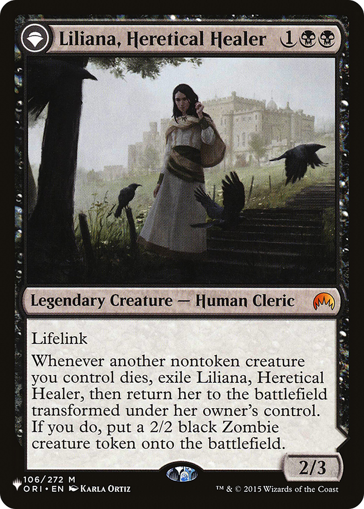 Liliana, Heretical Healer // Liliana, Defiant Necromancer [Secret Lair: From Cute to Brute] | Lots Moore NSW