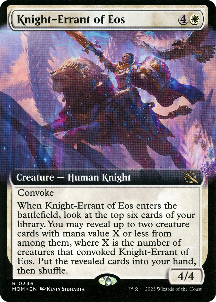 Knight-Errant of Eos (Extended Art) [March of the Machine] | Lots Moore NSW