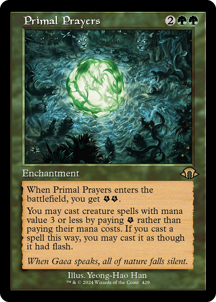 Primal Prayers (Retro) [Modern Horizons 3] | Lots Moore NSW